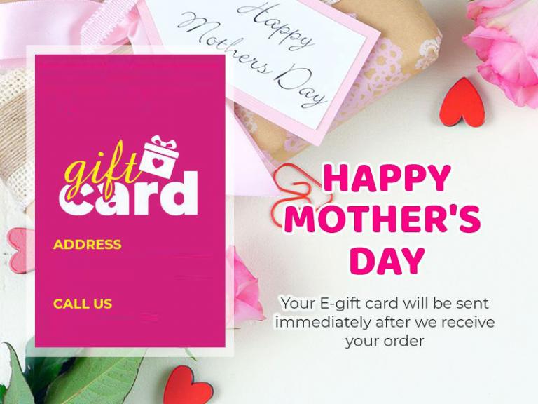 Mother's Day gift card