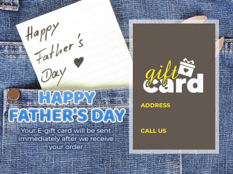Father's Day gift card