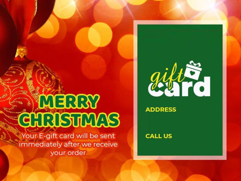 Christmas gift card